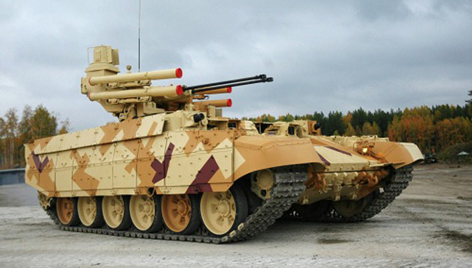 Một chiếc BMPT Terminator của Nga. Ảnh: Sputnik.
