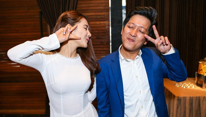 Trường Giang bác bỏ những câu hỏi liên quan đến Nhã Phương. Ảnh: Nguyễn Thành.