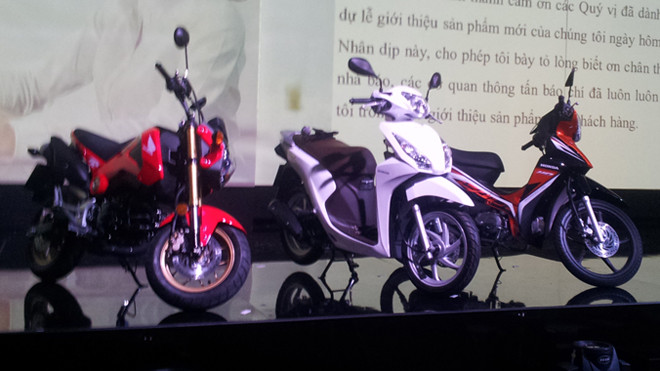 Honda ra mắt cùng lúc 3 xe máy mới