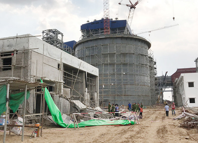 Hiện trường vụ tai nạn 