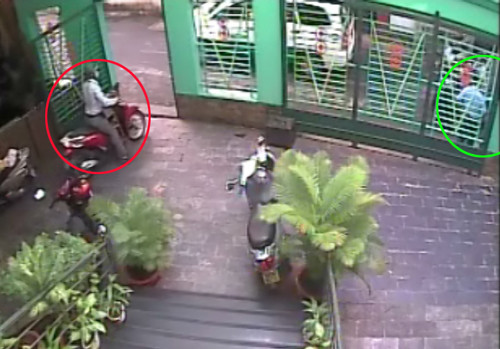 Chiêu độc lừa bảo vệ trộm xe SH của 3 tên trộm