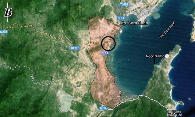 vụ tai nạn giữa xe tải và xe khách xảy ra ở đoạn giao nhau giữa Quốc lộ 27B và Quốc lộ 1 (thuộc xã Cam Thịnh Đông, TP Cam Ranh, Khánh Hòa).