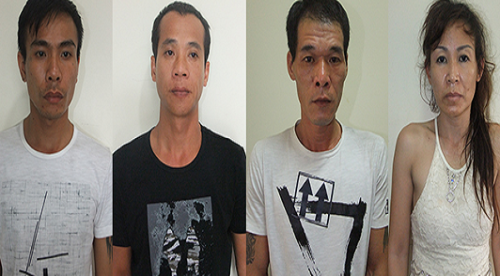 Hưng, Mạnh, Thủy, Liên tại cơ quan điều tra