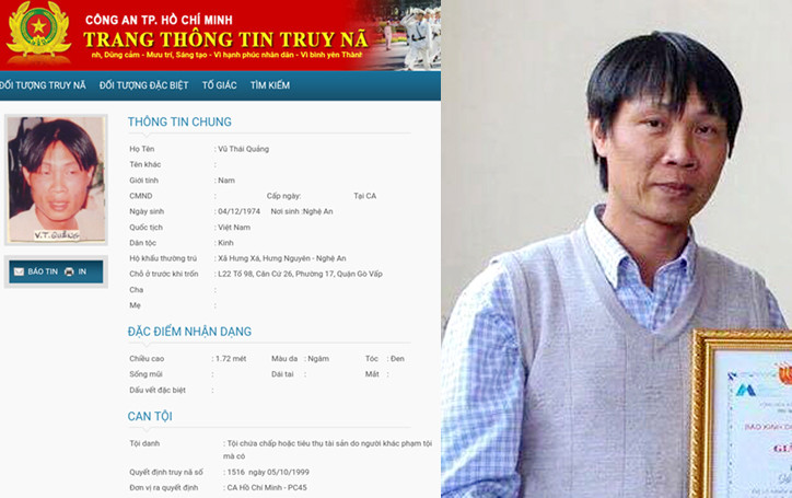 Công an Nghệ An: Phóng viên là đối tượng truy nã ra đầu thú