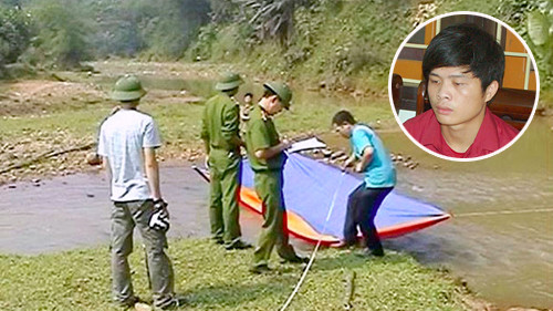 Nơi phát hiện thi thể chị Hường và hung thủ. Ảnh: C.A