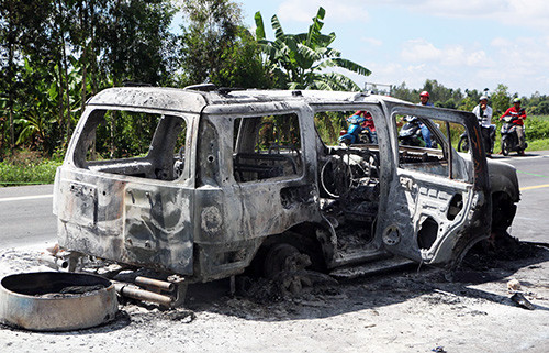 Manh mối lần ra nhóm giang hồ phóng hỏa ôtô chở giám đốc