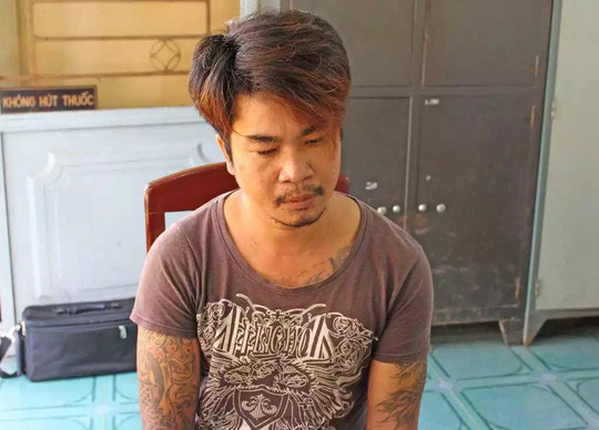 Võ Thanh Tuấn tại cơ quan công an