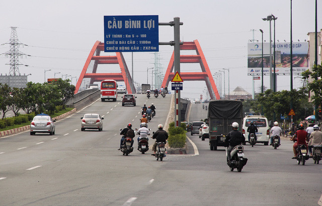 Khu vực cầu Bình Lợi nơi ông H. khai báo bị cướp