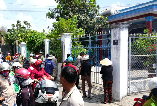 Căn nhà xảy ra vụ việc. Ảnh: Nguyệt Triều/VnExpress.