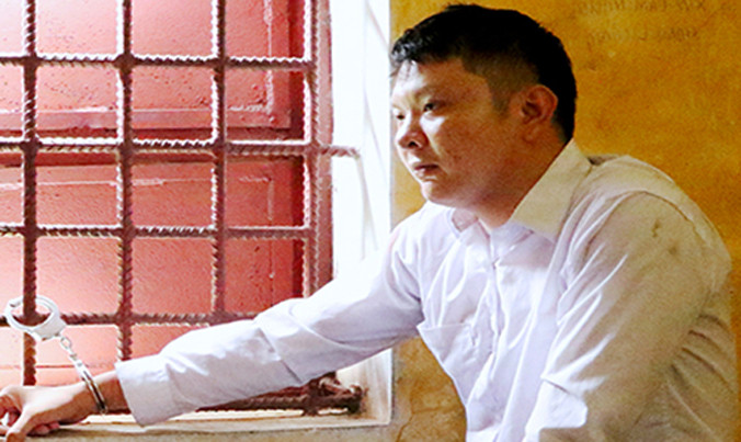 Bị can Nguyễn Văn Tiến. Ảnh: Hùng Quý.