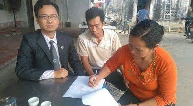 Gia đình ông Long đã ký vào công văn do văn phòng luật sư soạn thảo về việc đề nghị các cơ quan chức năng công khai xin lỗi, minh oan cho ông Hàn Đức Long.