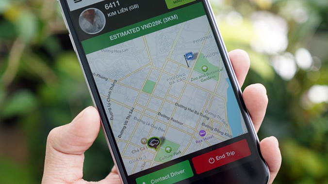 Grabbike có cách thức hoạt động tương tự Grabtaxi nhưng chi phí thấp hơn.