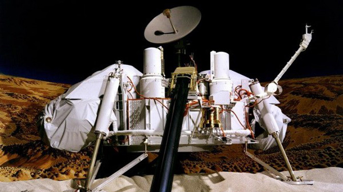 Hình minh họa tàu Viking Lander trên Sao Hỏa. Nguồn: NASA.