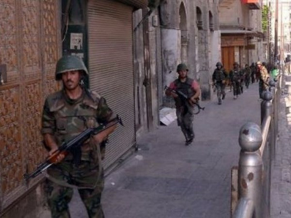 Lực lượng binh sỹ Syria tại Aleppo. (Nguồn: AP) 