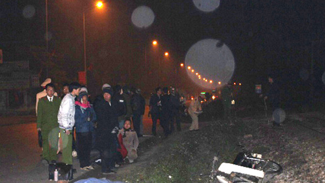 Hiện trường vụ tai nạn