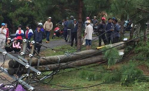 Hiện trường vụ việc.