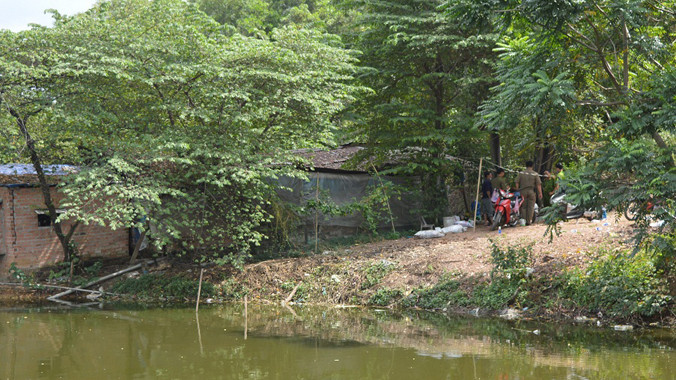 Khu vực phát hiện thi thể nạn nhân. Ảnh: Đông Sơn.