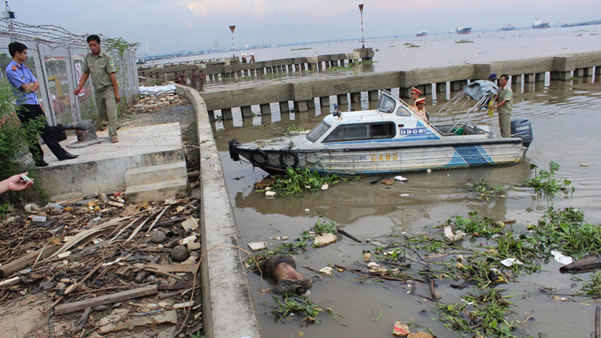 Khu vực phát hiện thi thể. Ảnh: Đông Sơn.