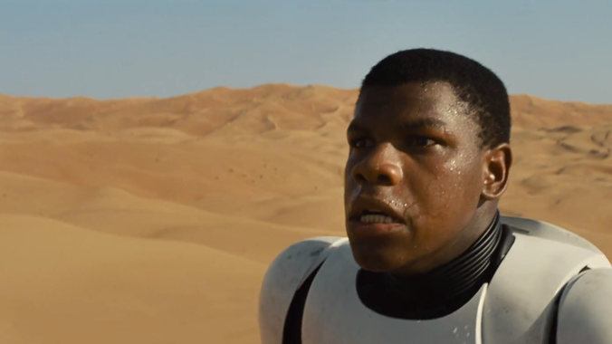 Nam diễn viên da màu John Boyega, một trong số nhân vật chính của phần phim “Thần lực thức tỉnh”.