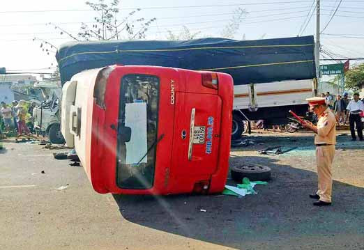 Hiện trường vụ tai nạn