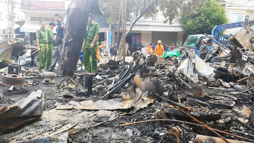 Hiện trường vụ cháy