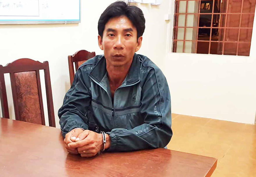 Nguyễn Phước Châu tại cơ quan công an