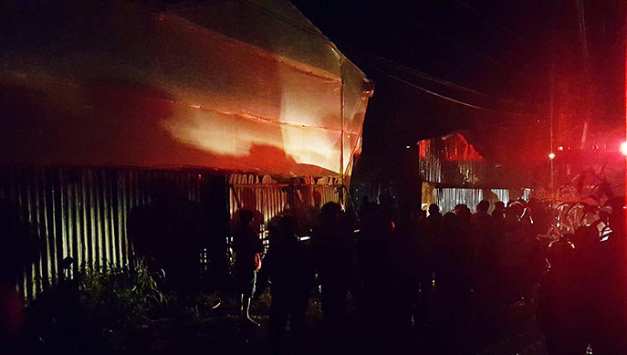 Hiện trường vụ cháy