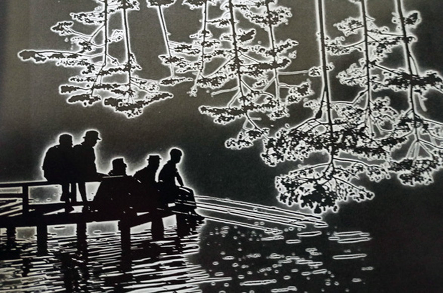 Ảnh "Buổi sáng trên hồ Đà Lạt" của cố nhiếp ảnh gia Nguyễn Bá Mậu.