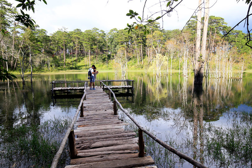 Làm cầu trái phép xâm phạm khu vực I của di tích quốc gia