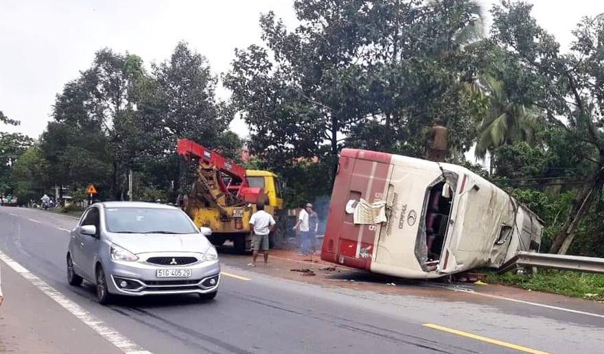 hiện trường vụ tai nạn