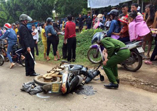 Hiện trường vụ tai nạn