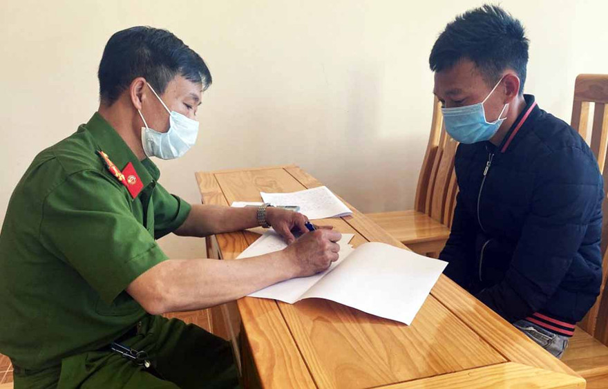 N.V.C tại cơ quan công an.