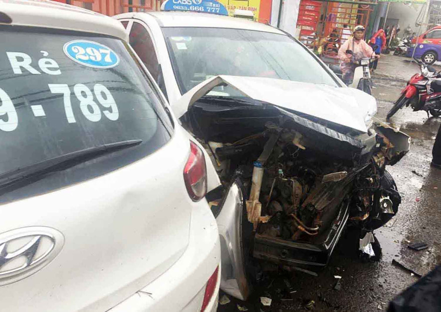 Hiện trường vụ tai nạn