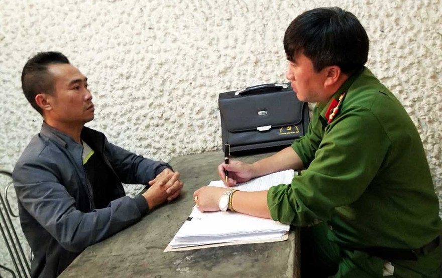 Trần Minh Tuấn tại cơ quan điều tra