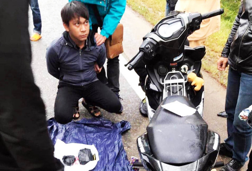 Nguyễn Văn Long bị bắt trên Quốc lộ 27C
