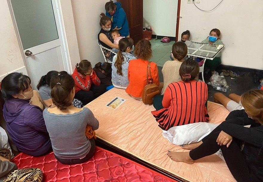 Hiện trường vụ đánh bạc