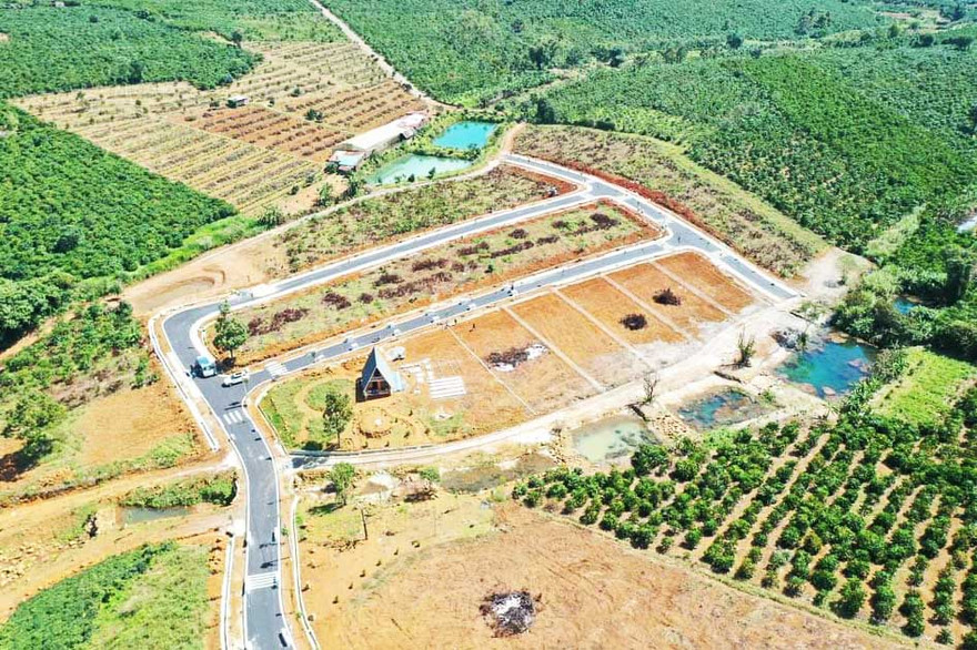 Phân lô đất nông nghiệp ở TP.Bảo Lộc.