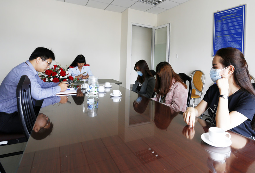 Những thanh niên vi phạm bị triệu tập đến cơ quan chức năng