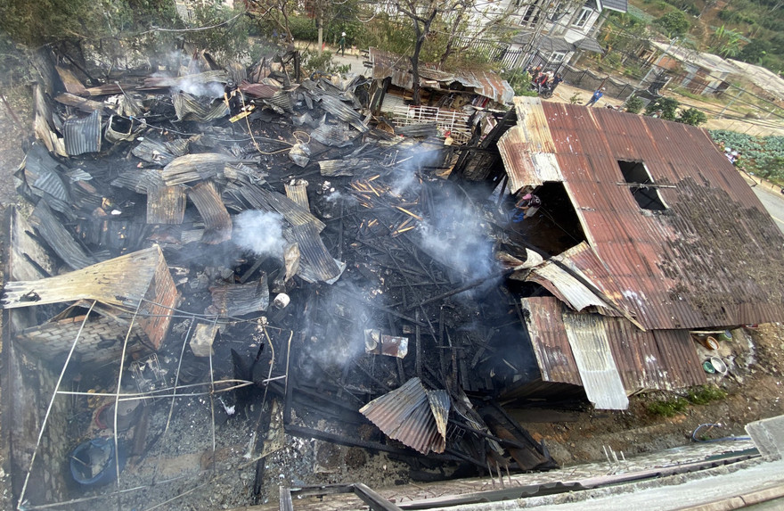 Hiện trường vụ cháy
