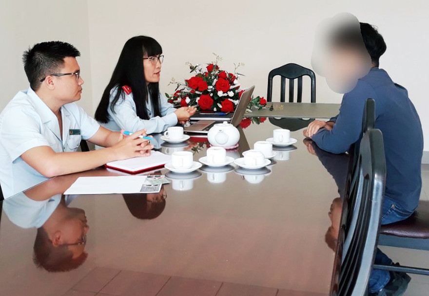 Sở TT&TT Lâm Đồng làm việc với một chủ website vi phạm