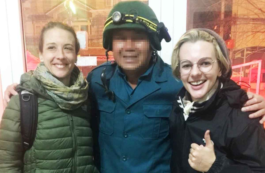 2 nữ du khách đã hồi phục sức khỏe 