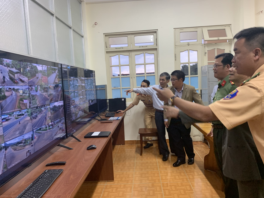 Trung tâm điều hành hệ thống camera an ninh ở Đức Trọng