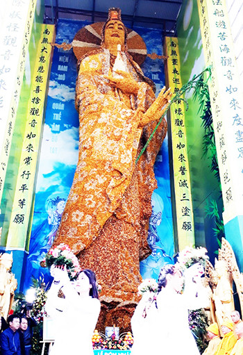 Bức tượng vừa được xác lập kỷ lục thế giới