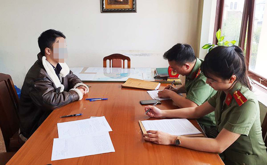 N.L.N tại cơ quan công an