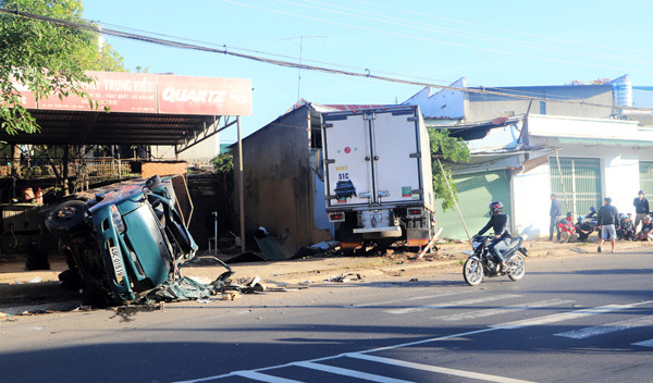 hiện trường vụ tai nạn