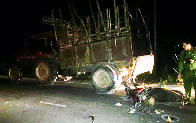 Hiện trường vụ tai nạn