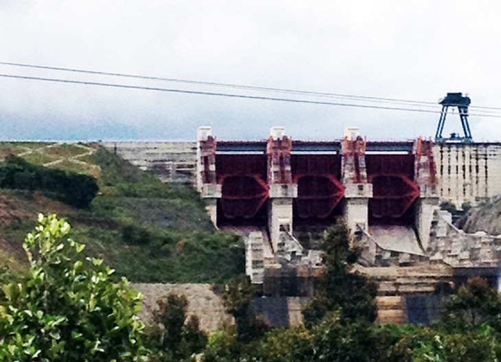 một công trình thủy điện trên sông Đồng Nai