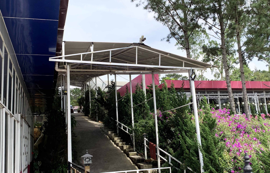 Một góc của nhà hàng "khủng"