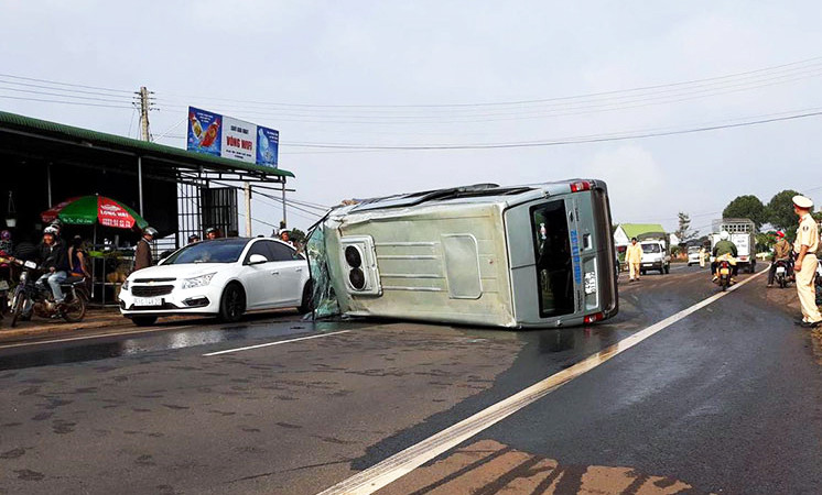 hiện trường vụ tai nạn