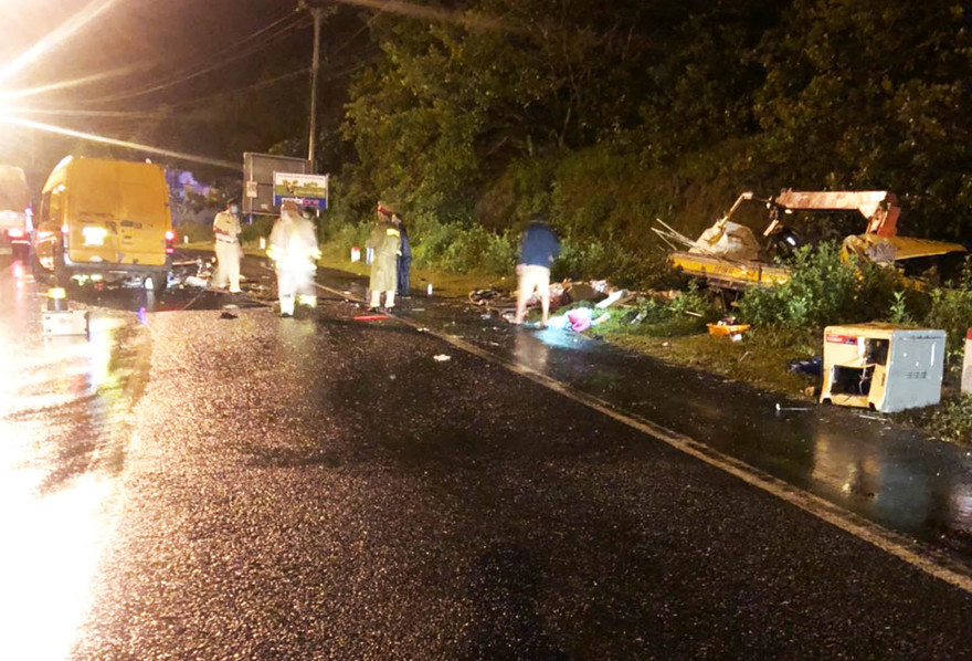 Hiện trường vụ tai nạn